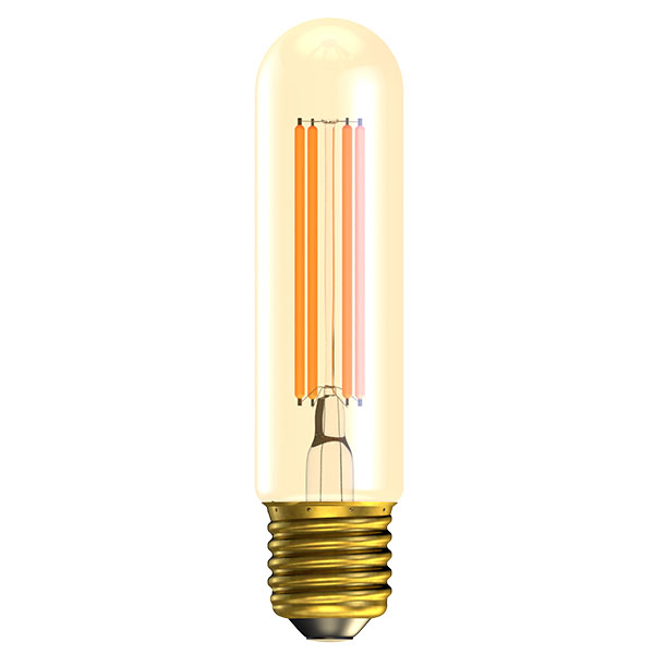 LED 4W Dimmable Vintage Amber 130mm Tubular - ES - 2000K
